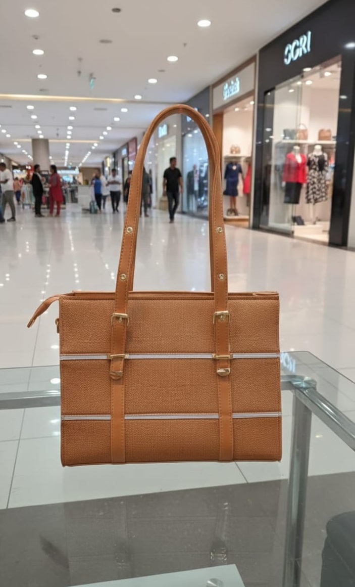 AB Collection Textured Convertible Executive Tote —   handbag by HandbagsAvenue